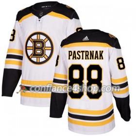 Adidas Maillot de Hockey Boston Bruins David Pastrnak 88 2017-2018 Blanc Authentic - Femme